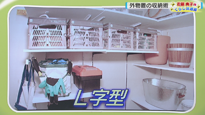 外物置の収納術 最近の放送 石川さん情報live リフレッシュ